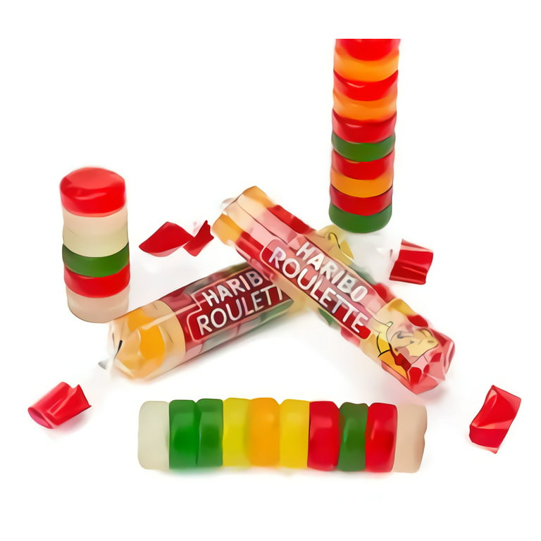 Haribo Roulettes Gummy Candy Rolls (Innerpack of 36)