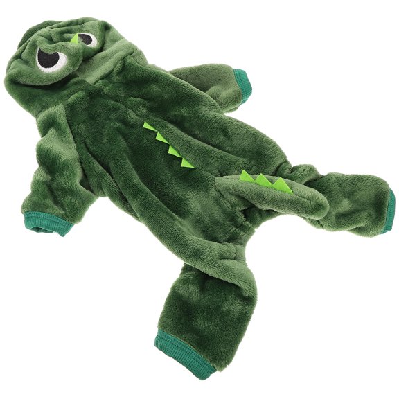 PAMINGONO 1Pcs Adorable Cartoon Hoodie for Dogs in Green Dinosaur Design
