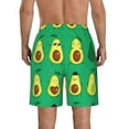 thumbnail image 3 of Bixox Men's Cartoon Fruit printing Casual Classic Fit Short Summer Beach Shorts, 3 of 6