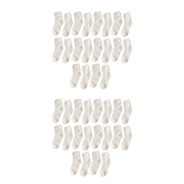 Naiovety 10 unids/set cómodos de usar calcetines elásticos textura artesanía exquisita para durabilidad superficie lisa resistente al Blanco 2Conjunto