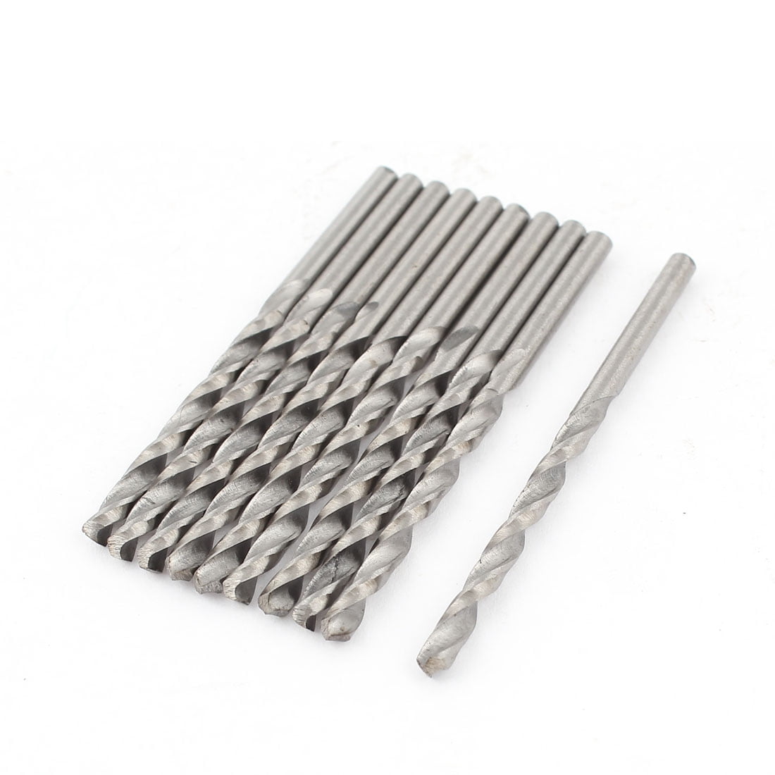 Unique Bargains Silver Tone 3mm Cutting Dia 60mm Long Twist Drilling