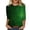 Green, variant on Womens 3/4 Sleeve Shirts Oversized Printed T Shirt Casual Sequined Round Neck Loose Fashion Top Trendy Flowy Tees