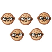 ROSANNA PANSINO by Wilton Nerdy Nummies Icing Decorations Cupcake Toppers, 12-Count -Cake Decorations