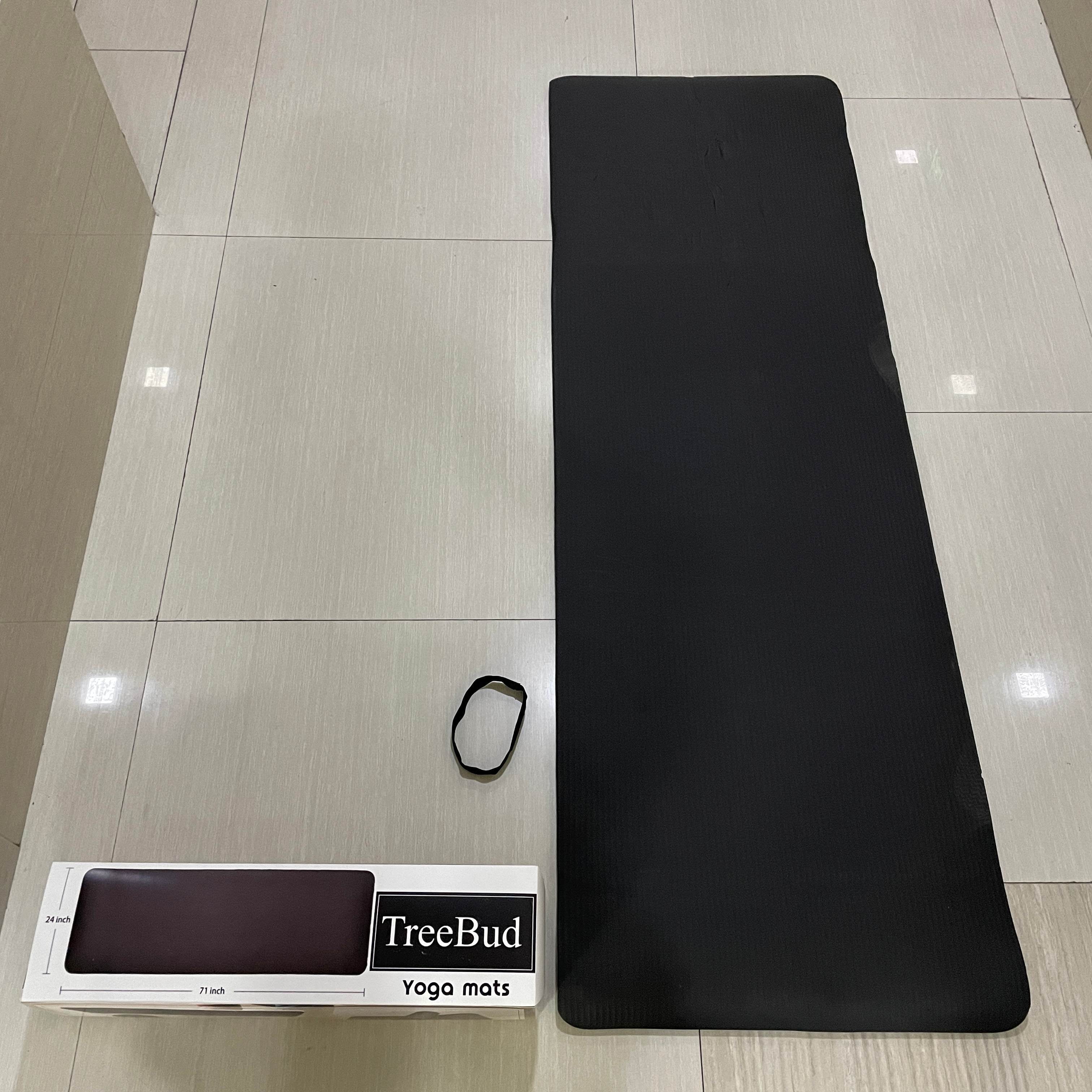 TreeBud Yoga mats,1/2 Inch Extra Thick Exercise Yoga Mat
