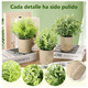 thumbnail image 2 of "3 Pcs Plantas Artificiales Macetas Decorativas Bonsai Hogar Lab.G Verde ", 2 of 5