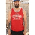 thumbnail image 4 of Proud Veteran Tank Top Veteran's Day Military Honor US Flag Army Air Force RED Friday American Patriot Men's Top, 4 of 7
