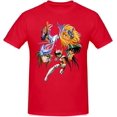 thumbnail image 1 of Saint Seiya Shirt Personnalisé Col Rond Manches Courtes T-Shirt Cool Casual Tops Deep Heather 5 Hommes, 1 of 1