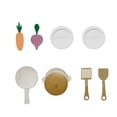 thumbnail image 6 of Teamson Kids Little Chef Lake Tahoe Wooden Play Kitchen with Washing Machine, Oven, Microwave & Storage, White, 6 of 16