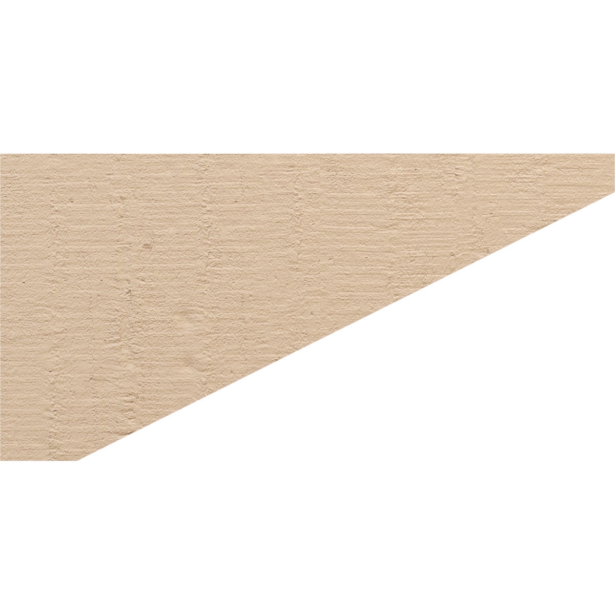 9"W x 18"D x 9"H Wide Concord Rough Cedar Woodgrain TimberThane Corbel, Primed Tan