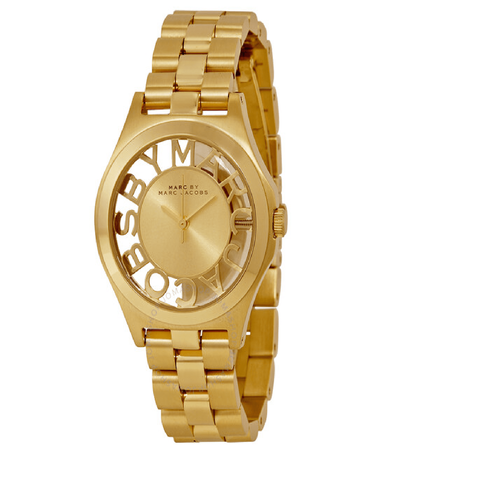 MARC JACOBS Open Box Marc By Marc MBM3292 Jacobs Henry Champagne Dial Gold-plated Ladies Watch