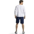 thumbnail image 4 of Russell Athletic Essential 60/40 Performance Long Sleeve T-Shirt, S, White, 4 of 4
