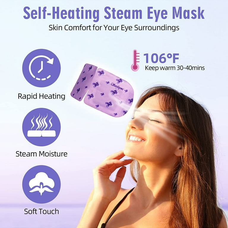 Self heating eye mask outlet