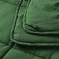 thumbnail image 3 of All Season Green 3 Piece King Size Down Alternative Comforter Set with Corner Tabs, 3 of 5