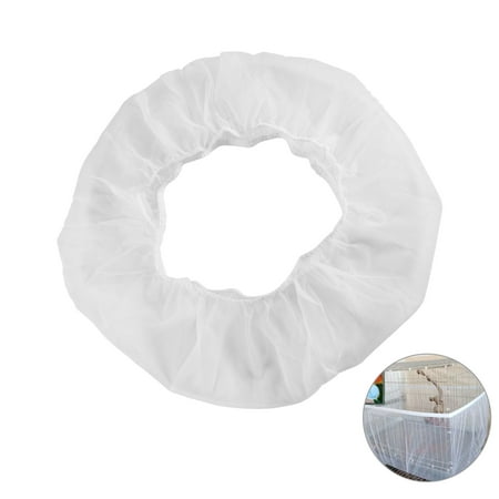 Mesh Receptor Seed Guard Bird Parrot Cover Easy Cleaning Bird Cage
