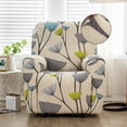 thumbnail image 5 of EIMELI Printed Recliner Slipcover Polyester Stretch Furniture Chair Cover  Brown, 5 of 5