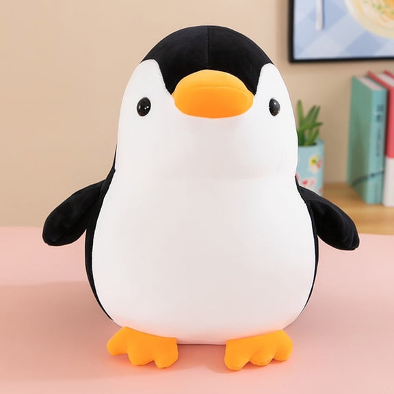Soft Plush Penguin Pillow,Ultra - Short Plush & Pp Cotton Filled With High Elasticity,For Children,Gift ,Home Decoration,Display,Vacation