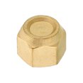 thumbnail image 5 of Uxcell 7/8-14UNF Female Thread 5/8" Brass Flare Cap SAE Flare Fitting 45 Degree Hex Pipe Fitting 5 Pack, 5 of 5