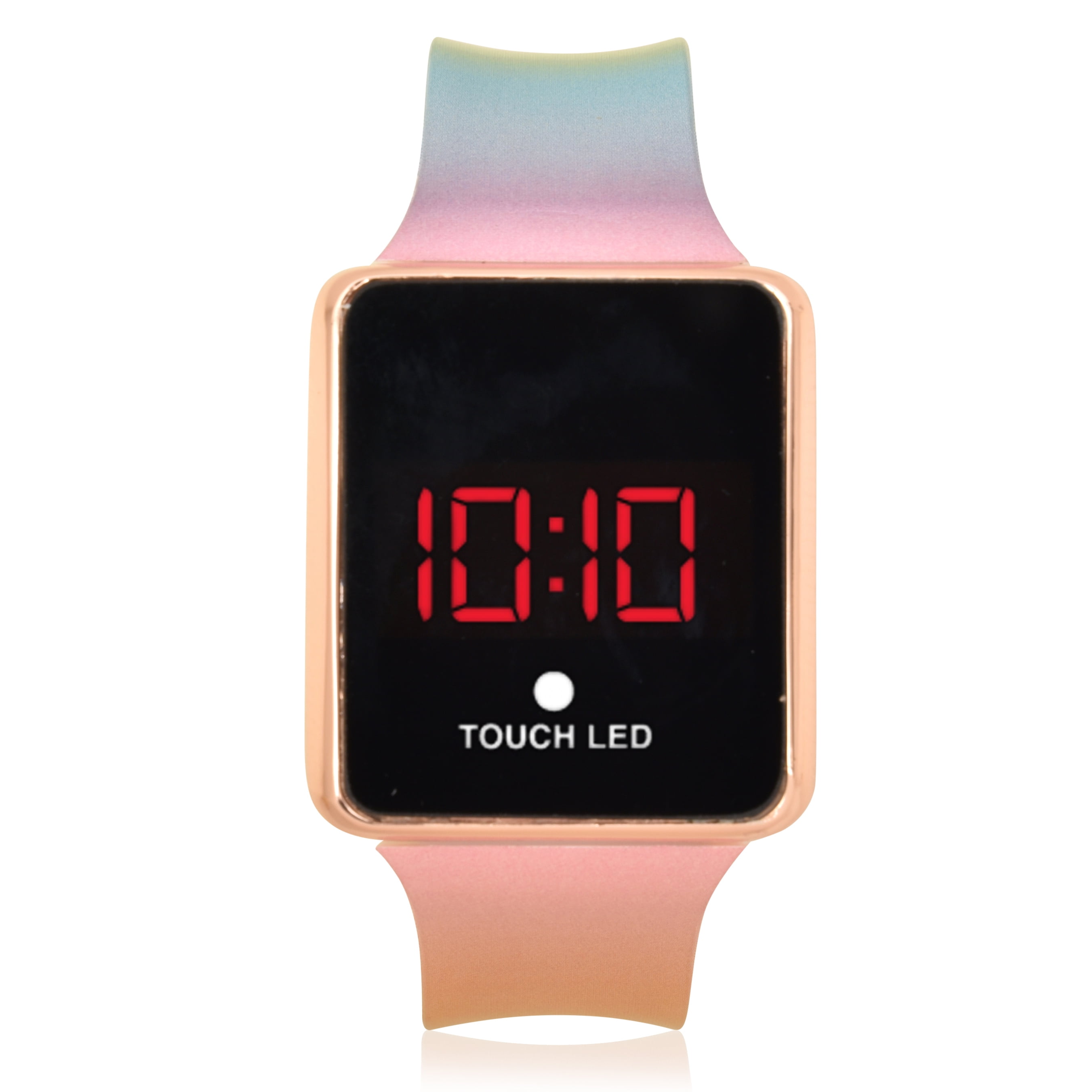 Wonder Nation Multi Colored Touch LED Watch - WN4060WM