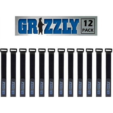 OfficeWerks 7545905553 Black Nylon, 1" Cable/Securing Straps, 12 Pieces 12 Pack