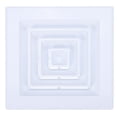 thumbnail image 1 of Cubierta de ventilación cuadrada Uxcell 13.8 x 13.8 pulgadas, 1 pieza de rejilla de retorno de aire de plástico para ventilación en el hogar y la oficina, blanca, 1 of 5