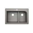 thumbnail image 2 of Swan QZLD-3322-075 33" x 22" Granite Dual Mount Kitchen Sink, Available in Various Colors, 2 of 3
