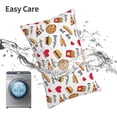 thumbnail image 6 of Honeii Fast Food Print Pillow Cases,Plush Throw Pillow Covers,Decorative Pillowcase for Sofa, Couch, Living Room-14"x20", 6 of 6