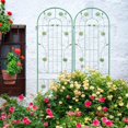 thumbnail image 6 of TROPOW Trellises for Climbing Plants, 2 Pack Metal Plant Trellises, 7.2Ft Iron Plants Support, 86.6" x 40", Green, 6 of 9