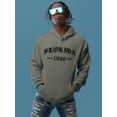 thumbnail image 2 of Florida Gothic Font Hoodie Men -Image by Shutterstock, Male Medium, 2 of 4