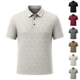 thumbnail image 2 of BRANROY Mens Polo Shirts Short Sleeve - Shirts for Men Golf Casual, Father's Day Shirt for Dad, Summer Casual Shirt, Business Casual Shirt,Gray,2XL, 2 of 5