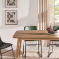 thumbnail image 2 of Walker Edison Modern 59" Wood Tapered Legs Dining Table - English Ash, 2 of 12