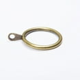 thumbnail image 2 of SENRISE 20Pcs Curtain Rod Rings Metal Drapery Ring Hanger Clips for Rods 32mm Bronze, 2 of 5