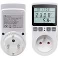 thumbnail image 2 of Jinsinto Power Meter Socket Power Meter, Power Consumption Meter with 11 Monitoring Modes and LCD Display, Power Consumption Socket Overload Protection 3680W, 2 of 5