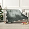 thumbnail image 7 of Yayeee Throw Blanket for Couch Soft Warm 60" x 80" Sofa Chair Bed Decoration, Foggy Forest, 7 of 7