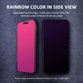 thumbnail image 2 of REJODA-compatible with iphone 16 Pro Max Privacy Screen Protector, 6.9 inch Gradient Colorful Anti-Spy Anti-Blue Light HD Easy Installation Tempered Glass, 2 of 4
