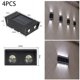 thumbnail image 1 of juegos de luces solares LED blancas para pared, apliques de pared para exteriores, IP65 a prueba de agua, iluminación decorativa de pared, luz para cercas, luz de pared, luz de patio, luz de jardín, l, 1 of 4