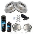thumbnail image 3 of TRQ Rear Metallic Disc Brake Pads Rotors & Calipers Kit for GM Truck New BKA14446, 3 of 5