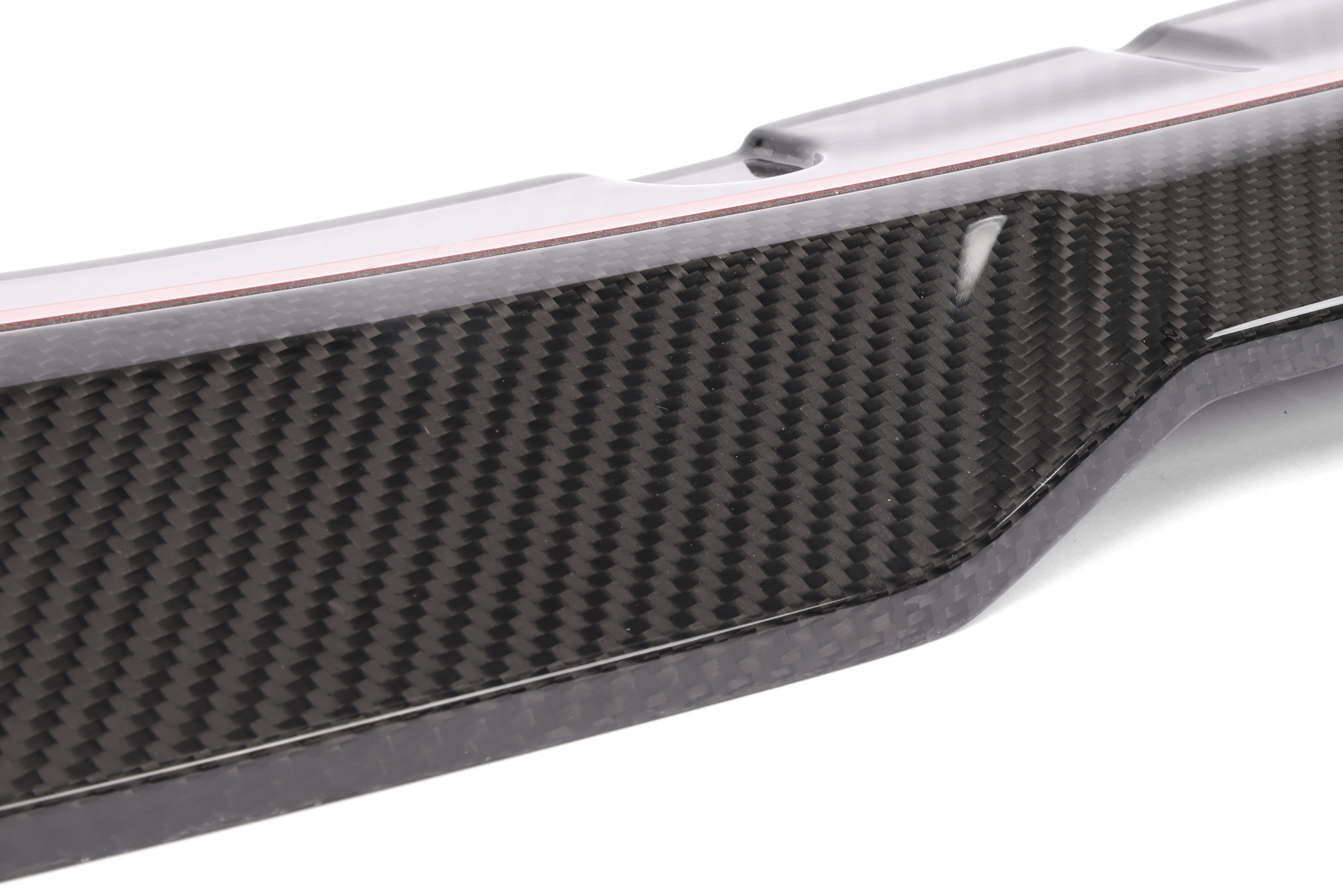 Dinan D980-0029 Performance Front Lip - Gloss Twill Carbon Fiber