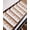 Orange, variant on Blue Teal Botanical Stair Treads for Wooden Steps Indoor Runner Rug Carpet, Eucalyptus Leaves Pastoral Floral 15 Pieces Peel and Stick Staircase Step Treads Covers Washable Throw Door Mats, 30"x8"