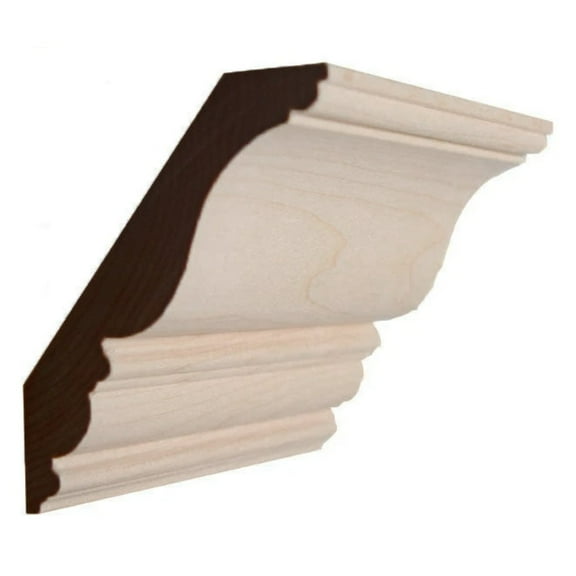 EWCR27 Crown 7/8" x 4-1/2" Unfinished 3-1/2" Rise x 2-7/8" Run
