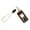 White black, variant on Portable Anxiety Relief Keychain Press Button ABS Metal Phone Accessory Practical Gift
