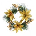 thumbnail image 1 of Corona de velas,Anillos De Velas Navideñas Con Bayas Artificiales,Vela Corona Navidad Puerta Principal Sala Estar,Mesa Centro De Mesa Comedor ,Adorno De Guirnalda De Navidad, 1 of 8