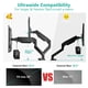 thumbnail image 5 of Soporte Doble Monitor WALI Negro con Brazo de Resorte de Gas Ajustable para Monitores de hasta 32 Pu, 5 of 9