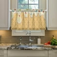 thumbnail image 5 of Ice Cream Kitchen Curtains 2 Panels UV Protected Tier Curtains, Half Window Curtains Kitchen Tiers for Guest Room Bathroom Sink Laundry Room Basement,36 x 27 Inch, 5 of 7