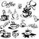 thumbnail image 1 of 4 pegatinas de pared de café negro, pegatinas de taza de café, pegatinas de vinilo para pared, pegatinas de decoración de pared de café, regalo, 1 of 9