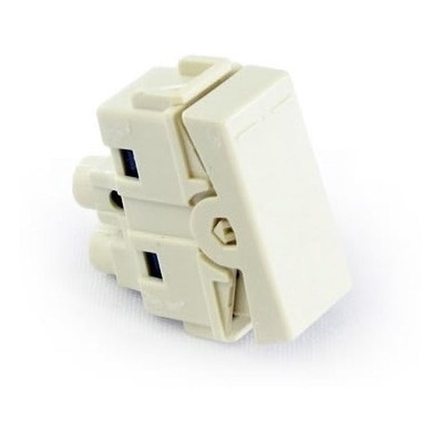 Interruptor Sencillo De Un Modulo Color Blanco MODUS