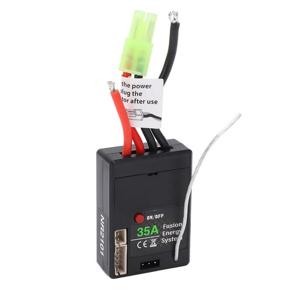 2 in 1 ESC Receiver Combo 35A ESC Electric Speed Controller for 1/16 Remote Control Off Road Vehicles