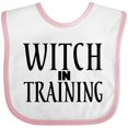 thumbnail image 3 of Inktastic Witch in Training Boys or Girls Baby Bib, 3 of 4