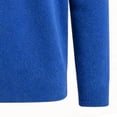 thumbnail image 5 of Hngshg Knitted Tops for Men Thermal Lapel V Neck Pullover Sweaters Breathable Long Sleeve Solid Color Clothes, 5 of 6