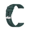 thumbnail image 1 of 20mm Universal Silver Buckle Silicone Watch Strap Compatible Design Stylish & Durable, 1 of 3