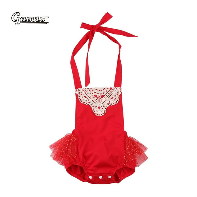 Vêtements pour Bébé Fille Nouveau-Né Princess Tutu Barboteuse Robe Justaucorps Tenue 6-18M